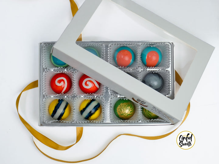 Signature Espresso Themed Bonbon | 12-Piece Chocolate Gift Box