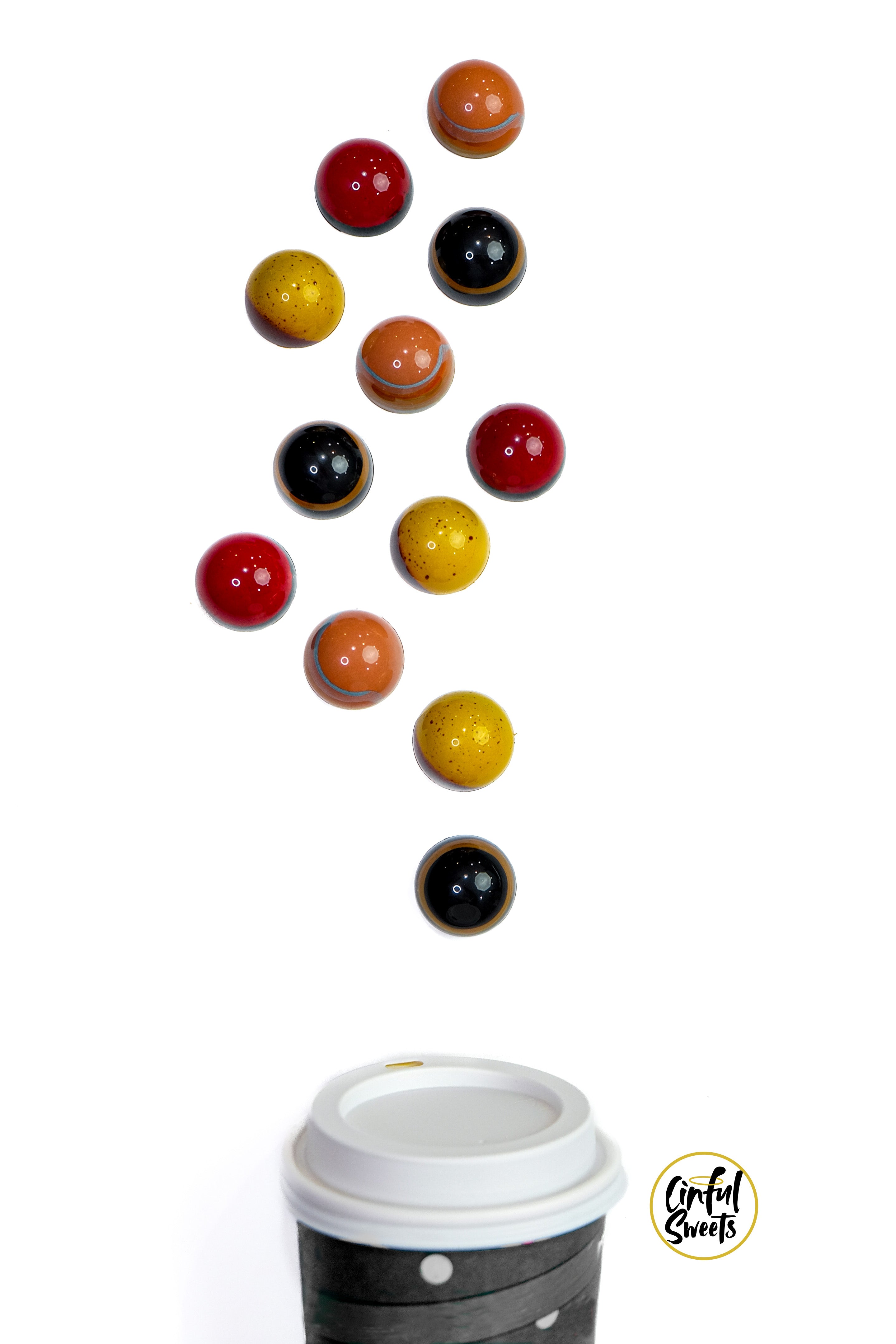 Signature Espresso Themed Bonbon | 12-Piece Chocolate Gift Box